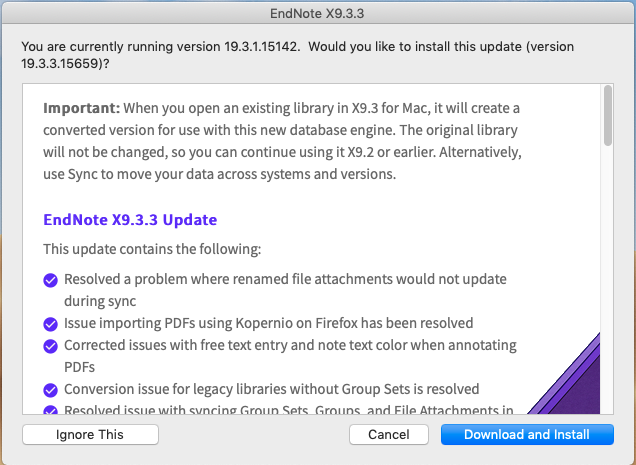 Public - How to Install EndNote X9 on a Mac Computer