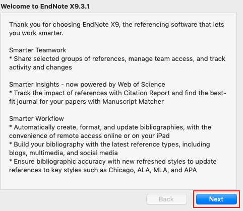 Public - How to Install EndNote X9 on a Mac Computer